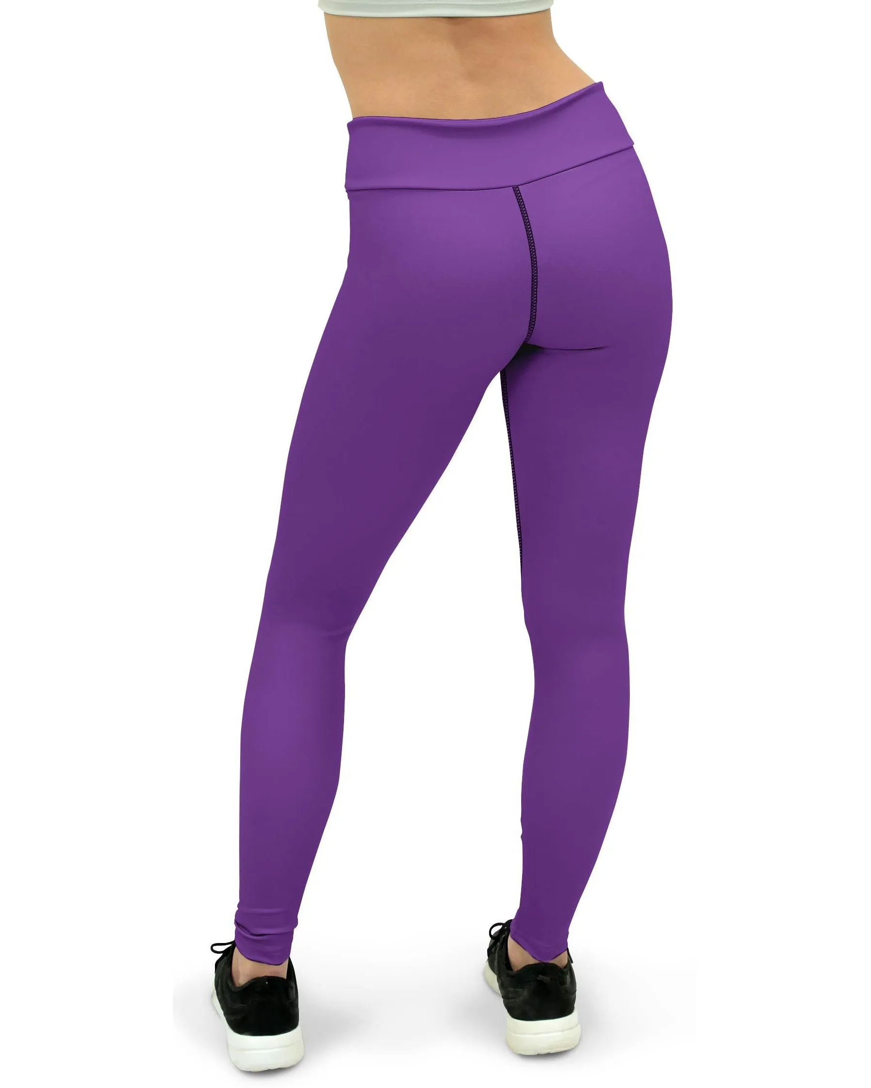 Solid Lavender Yoga Pants