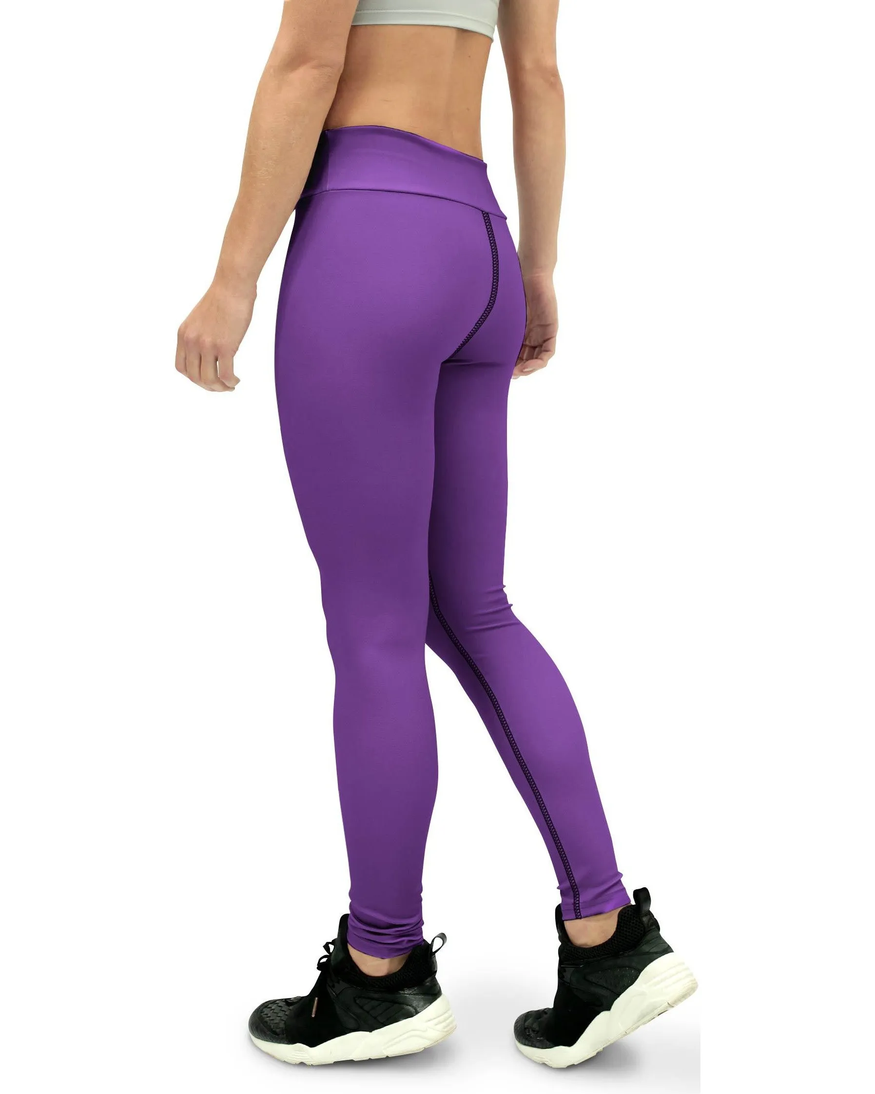 Solid Lavender Yoga Pants