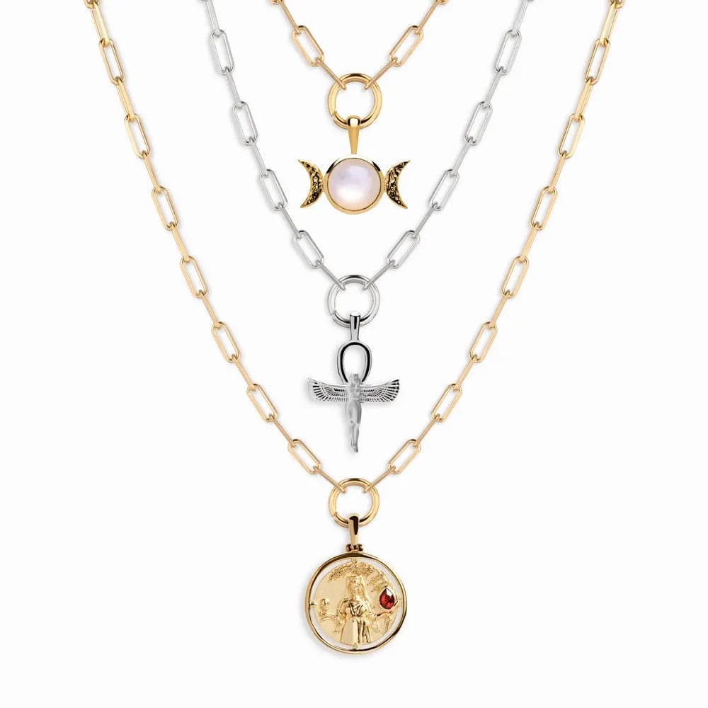 The Priestess Triple Chain Necklace Set