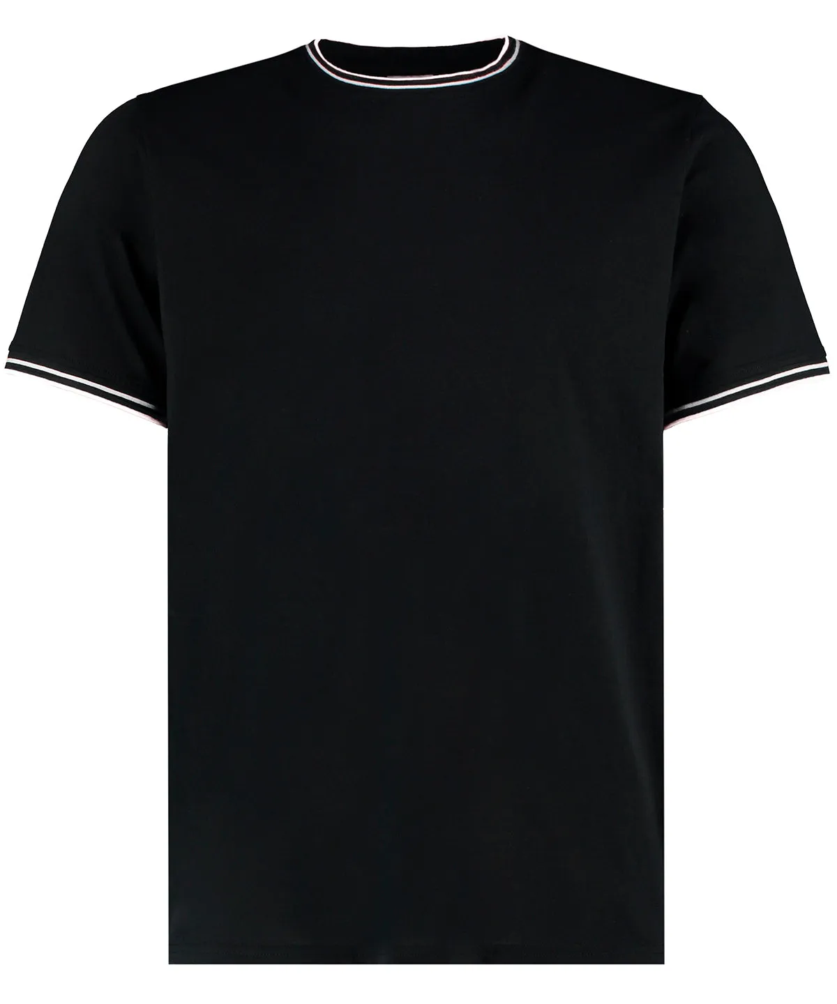 Tipped tee (fashion fit) | Black/White/Grey